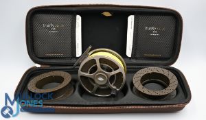 Wychwood Truefly #5/6 SLA large arbor fly reel and 2x Cassettes (3) contained within Wychwood