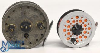 Shakespeare Beaulite alloy trout fly reel, 3 ½