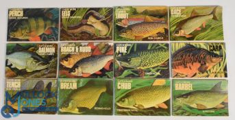 Twelve 'Catch More' Fishing Books - Perch 1976 Barrie Rickards, Eels 1975 Brian Crawford, Stillwater