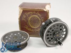 J W Young & Sons, 1510 Fifteen Hundred Series multiplier fly reel with spar spool, 3 ½