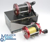 Abu Ambassadeur, Sweden, 7000-reel, smooth red end plates, foot stamp 800401, optional check,