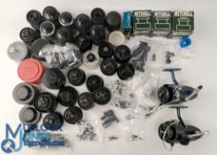 Collection of Mitchell reels and spare parts, incl Mitchell Match, Mitchell 440A complete, various