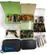 Fly Fishing Tubes, Salmon and Trout Flies, a large collection of 550 assorted flies to include