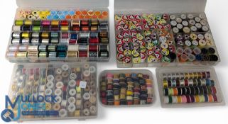 Large collection of Fly-Tying Reels and Spools, #270 standard spools and #240 smaller sized reels of