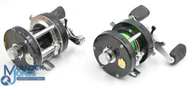 Abu, Sweden Ambassadeur 5001C multiplier reel, LHW, foot stamp 810202, some chips to side plates,