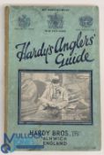 1929 Hardy's Anglers' Guide 51st Edition, fair-good condition with a small worn spine, some marks
