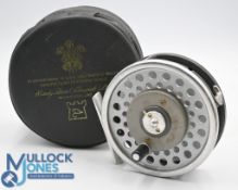 Hardy Marquis #8/9 multiplier fly reel, smooth alloy foot, backplate tension adjuster, little