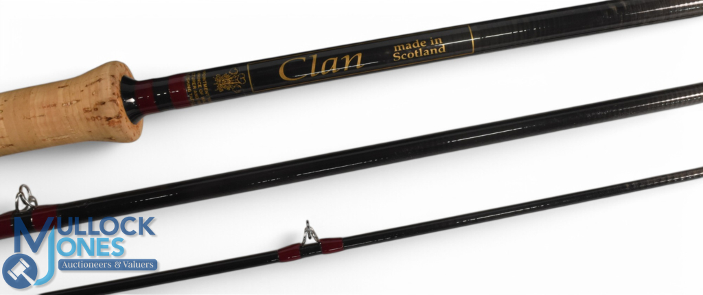 Clan made in Scotland by Appointment Prince of Wales Graphite II salmon fly rod: 13 ft 3pc line - Image 2 of 3