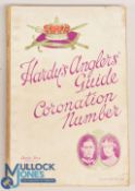 1937 Hardy's Anglers' Guide Coronation Number 55th Edition, good-fair condition with a small worn