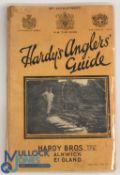1930 Hardy's Anglers' Guide 52nd Edition, fair-good condition with a small worn edge/spine, small