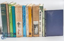 12x Fishing Books: selection to include Bank Fishing for Reservoir Trout - Jim Calver 1972, Where To