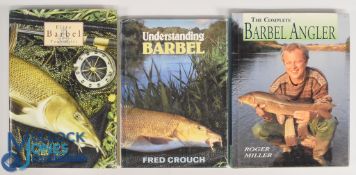 Three 'Barbel' Fishing Books to include Elite Barbel 2004 Tony Miles, Understanding Barbel 1986 Fred