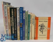 Thirteen Fishing and Shooting Books to include Walton's Delight 1961 George Brennand, At The Tail of