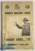 1926 Hardy's Anglers' Guide 48th Edition, fair condition for age with a worn cover/edge, tape repair