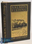 Salmon Fishing 1907 John James Hardy - Hardback book with 33 plates, foxing to most pages/edge and