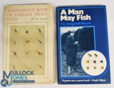 Two hardback Fishing Books to include A Reference Book of English Trout Flies 1967 W H Lawrie and