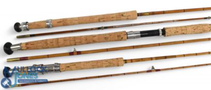 Reg Ironmonger Specialist Birmingham split cane spinning rod, 7ft 2pc, 14