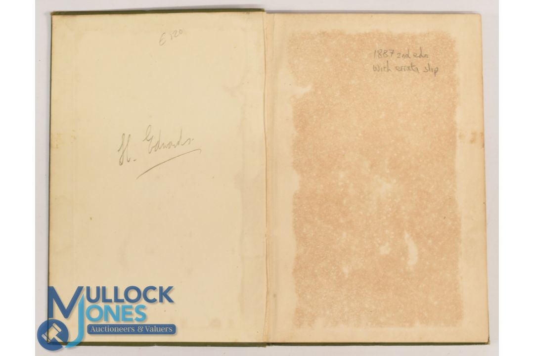 Ogden on Fly Tying, etc 1887 James Ogden hardback book, good condition with some small wear to - Image 2 of 3
