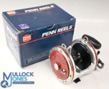 Penn Senator 113H 4/0 special Senator reel, in as new condition, c/w rod saddle clamp, lube,