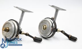 Arthur Allan Spinet threadline casting reel, screw drum, half bail, binding, and an Allan of Glasgow