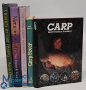 Five 'Carp' Fishing Books to include Carp Short Session Success 2010 Julian Cundiff, Carp Fever 1983
