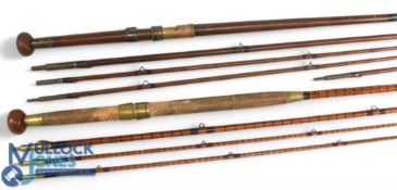 Farlow & Co greenheart salmon rod, 12ft pc, with one full length tip and one 24