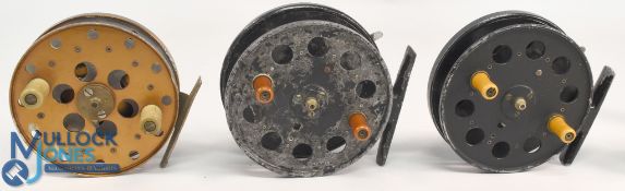 A collection of centre pin reels, as follows: Weirside Regal alloy reel, 3 ¾