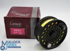 Early Lamson USA, LP 3.5 alloy fly reel, rear drag adjuster, counter balanced handle, fine, fitted