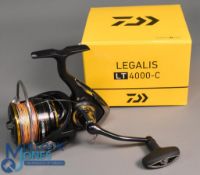 Daiwa Legalis LT 4000C spinning reel front drag, optional check, little used, in maker's card box