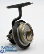 Rare Illingworth No.3 lightweight alloy threadline reel, with spool face stamped 