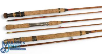 M Clayton split cane light spinning rod, 7ft 6