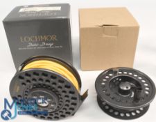 Daiwa Lochmor 10/11 alloy salmon fly reel with spare spool, 4 ¼