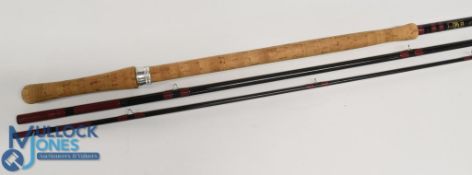Bruce & Walker handmade carbon salmon fly rod 15ft 3pc line 10/12 (tip 3