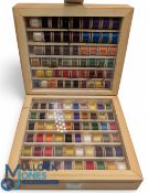 Pearsalls Fly Tying Silks, on wooden reels, mix of Naples gossamer and marabou #115 in a good