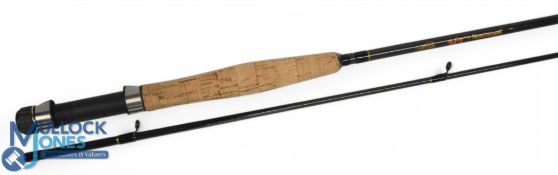 Courtland H T by Normark carbon trout fly rod 9ft 2pc, line 6/7#, uplocking graphite reel seat,