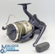 Shimano Big Bait runner XL, blue finish, long cast spool with braid, good
