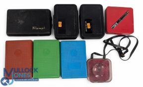 Three Fox Fly Boxes with Trout Flies, two Wickam plastic fly boxes, a triumph fly box, a Ledda box