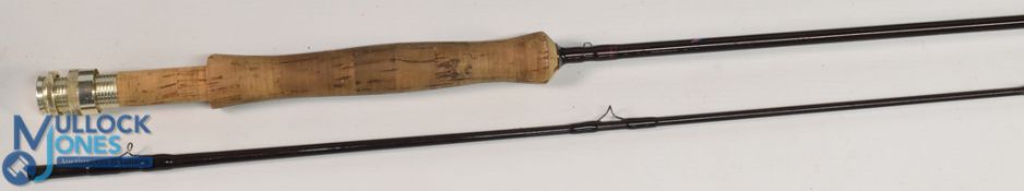 Drennan carbon trout fly rod, 8ft 2p alloy uplocking reel seat, lined butt/tip rings, MCB and