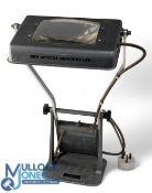 Vintage Industrial Magnifying Lamp, IVA Engineering. Needs some TLC (the bulb flickers on and off)