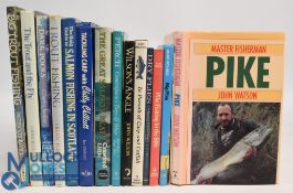 Fifteen Fishing Books and Publications - Master Fisherman Pike 1989 John Watson, Kevin Nash Rig Book