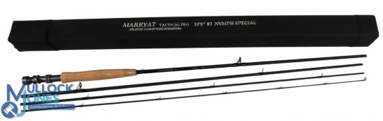A fine and unused Marryat Tactical Pro Carbon Nymph Special trout fly rod, Strategic Class by