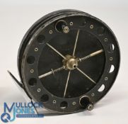 Allcocks Match Aerial alloy centre pin trotting reel, 4 ½