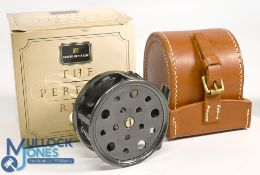 A fine Hardy Bros brass Perfect fly reel No 056, produced to celebrate 125 years of The House of