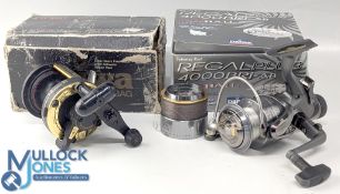 Daiwa Regal Plus 4000 BRI-AB, free spool reel, little used condition, c/w spare spool in MOB, and