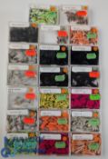 Collection of Fly Fishing Salmon and Trout Flies and Lures to include baby doll, black marabou,