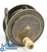 Brown of Aberdeen brass reel 2 ½