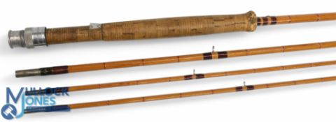 Hardy Alnwick refurbished split cane rod 9ft 9