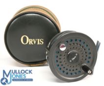 Orvis USA made in England disc 7/8 alloy fly reel, 3 ¼