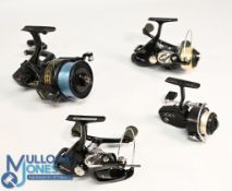 4x Various spinning reels - featuring a Shakespeare Sigma 080 2200 series reel (missing bail arm),