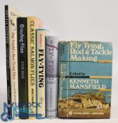 Seven Flies and Fly Tying Fishing Books to include Fly Tying, Rod & Tackle Making 1971 Kenneth